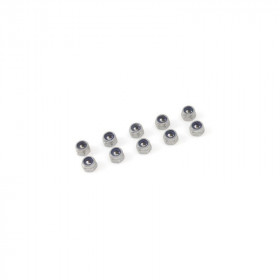 Nylstop nut, M3, Inox (10pcs) Nylstop nut, M3, Inox (10pcs)