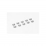 E-clips, 3,2mm, Spring Steel (10pcs)