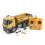 HUINA 1573 RC TIPPER/DUMP TRUCK 2.4G 10CH WITH DIE CAST CAB, BUCKETS AND WHEELS