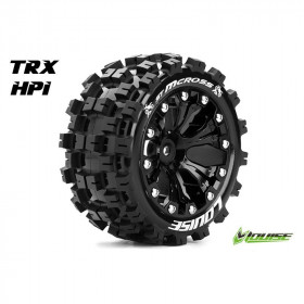 ST-MCROSS 1:10 STADIUM TRUCK TIRE SET MOUNTED SOFT BLACK 2.8 ST-MCROSS 1:10 STADIUM TRUCK TIRE SET MOUNTED SOFT BLACK 2.8