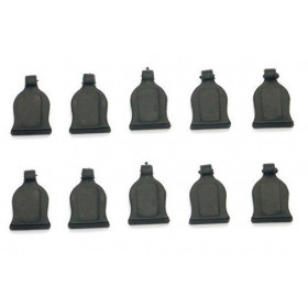 RUBBER PIN GRIP - BLACK (10) RUBBER PIN GRIP - BLACK (10)