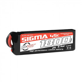 RC PLUS - LI-PO BATTERYPACK SIGMA 45C 1800 MAH 2S1P 7.4V XT-60 RC PLUS - LI-PO BATTERYPACK SIGMA 45C 1800 MAH 2S1P 7.4V XT-60