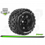 MFT ST-UPHILL 1:8 STADIUM TRUCK TIRE SET MOUNTED SPORT BLAC