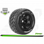 MFT ST-ROCKET 1:8 STADIUM TRUCK TIRE SET MOUNTED SPORT BLAC
