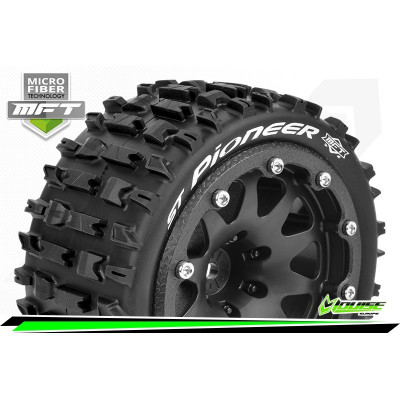 MFT ST-PIONEER 1:10 MONSTER TRUCK TIRE SET MOUNTED SPORT