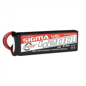 BATERIA LI-PO SIGMA 45C 4200 MAH 2S1P 7.4V XT-60 BATERIA LI-PO SIGMA 45C 4200 MAH 2S1P 7.4V XT-60
