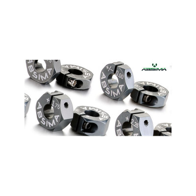 ALU 7075 T6 WHEEL HUBS OFFSET +0.75MM 1:10
