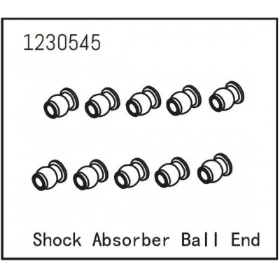 SHOCK ABSORBER BALL END