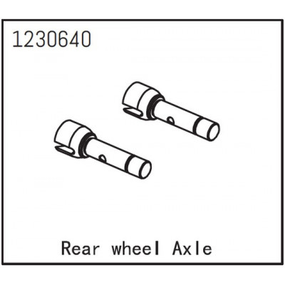 Rear Wheel Axle (2)