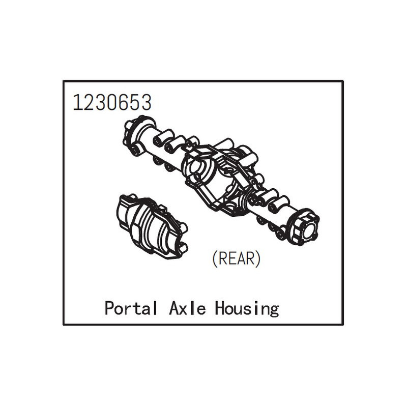 Rear Portal Axle Housing