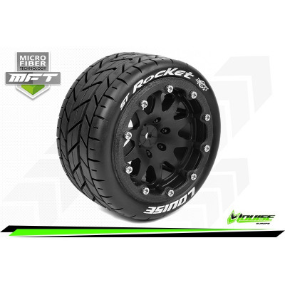 MFT ST-ROCKET 1:10 MONSTER TRUCK TIRE SET MOUNTED SPORT