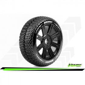 B-TURBO 1:8 BUGGY TIRE SET MOUNTED SUPER SOFT BLACK B-TURBO 1:8 BUGGY TIRE SET MOUNTED SUPER SOFT BLACK