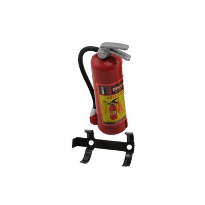 Fire extinguisher with holder