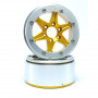 BEADLOCK WHEELS PT-SIXSTAR GOLD/SILVER 1.9