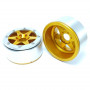 BEADLOCK WHEELS PT-SIXSTAR GOLD/SILVER 1.9