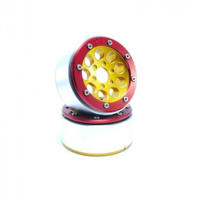 BEADLOCK WHEELS PT-GUN GOLD/RED 1.9 BEADLOCK WHEELS PT-GUN GOLD/RED 1.9