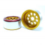 BEADLOCK WHEELS PT-GUN GOLD/RED 1.9