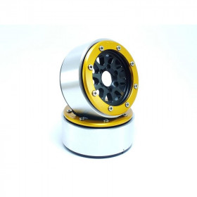BEADLOCK WHEELS PT-GEAR BLACK/GOLD 1.9 BEADLOCK WHEELS PT-GEAR BLACK/GOLD 1.9