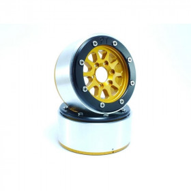 BEADLOCK WHEELS PT-GEAR GOLD/BLACK 1.9 BEADLOCK WHEELS PT-GEAR GOLD/BLACK 1.9