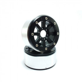 BEADLOCK WHEELS PT-HAMMER BLACK/BLACK 1.9 BEADLOCK WHEELS PT-HAMMER BLACK/BLACK 1.9