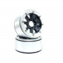 BEADLOCK WHEELS PT-HAMMER BLACK/SILVER 1.9