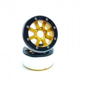 BEADLOCK WHEELS PT-HAMMER GOLD/BLACK 1.9 BEADLOCK WHEELS PT-HAMMER GOLD/BLACK 1.9