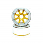 BEADLOCK WHEELS PT-HAMMER GOLD/SILVER 1.9
