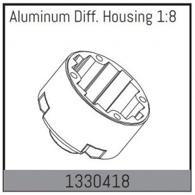 ALUMINUM DIFF. HOUSING 1:8 ALUMINUM DIFF. HOUSING 1:8