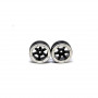 Beadlock Wheels PT- Wave Black/Silver 1.9 (2 pcs)