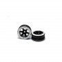 Beadlock Wheels PT- Wave Black/Silver 1.9 (2 pcs)
