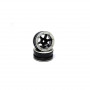 Beadlock Wheels PT- Wave Black/Silver 1.9 (2 pcs)