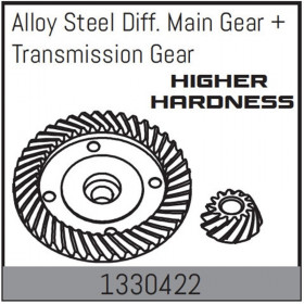 ALLOY STEEL DIFF. CROWN GEAR + TRANSMISSION GEAR ALLOY STEEL DIFF. CROWN GEAR + TRANSMISSION GEAR