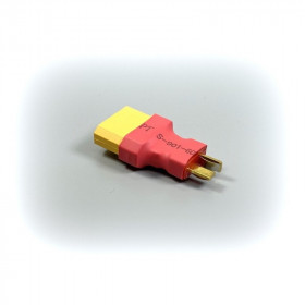 ADAPTOR T-PLUG MACHO - XT90 FÊMEA ADAPTOR T-PLUG MACHO - XT90 FÊMEA