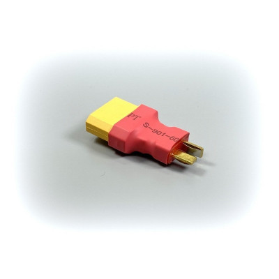ADAPTOR T-PLUG MACHO - XT90 FÊMEA