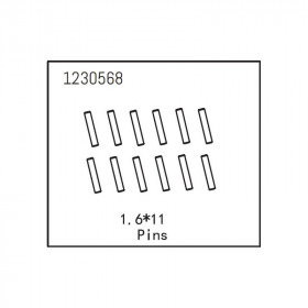 PINS 1.6X11 PINS 1.6X11