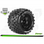 MFT MT-UPHILL 1:8 MONSTER TRUCK TIRE SET MOUNTED SPORT BLACK
