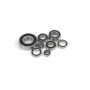 Chrome Ball Bearing "ABEC 3", Rubber shielded , 4X10X4 (4 pcs)