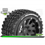 MFT ST-HUMMER 1:10 Monster Truck Tire Set Mounted Sport Black