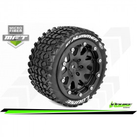 MFT ST-HUMMER 1:10 Monster Truck Tire Set Mounted Sport Black MFT ST-HUMMER 1:10 Monster Truck Tire Set Mounted Sport Black