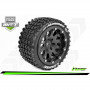 MFT ST-HUMMER 1:10 Monster Truck Tire Set Mounted Sport Black