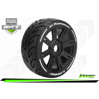 GT-TARMAC - MFT TECHNOLOGY - 1/8 BUGGY TIRE SET - MOUNTED
