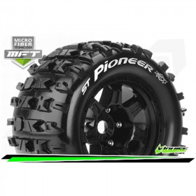 MFT ST-PIONEER 1:8 STADIUM TRUCK TIRE SET MOUNTED SPORT BLAC MFT ST-PIONEER 1:8 STADIUM TRUCK TIRE SET MOUNTED SPORT BLAC