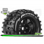 MFT ST-PIONEER 1:8 STADIUM TRUCK TIRE SET MOUNTED SPORT BLAC
