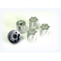 1:10 ALU. HUB NUT M4 SILVER (4)