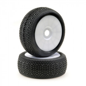 Wheel Set Buggy Disc "Mini Pin" White 1:8 Wheel Set Buggy Disc "Mini Pin" White 1:8