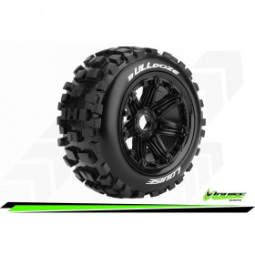 B-ULLDOZE 1:5 BUGGY TIRE SET MOUNTED SPORT BLACK FRONT 24MM B-ULLDOZE 1:5 BUGGY TIRE SET MOUNTED SPORT BLACK FRONT 24MM