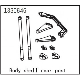 Bodyshell Rear Post - Yucatan Bodyshell Rear Post - Yucatan