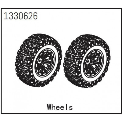 Mounted Wheels (2) - Yucatan