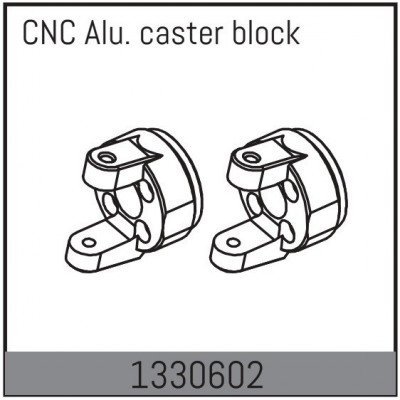 CNC Alu. Caster Block - Yucatan