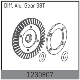 Diff.l Crown Gear 38T +Sealing BL-version Diff.l Crown Gear 38T +Sealing BL-version